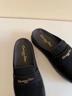 CD Boy Mules Full Black Suede