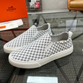 HM Men's Lucky Slip-on White Printed Fabric 741691
