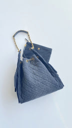CC 25C Hobo Bags 40cm Dark Blue Denim