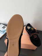 MiuMiu 25 sneaker black suede 521964
