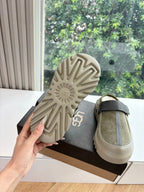 UGG PeakMod Mule Grayish Olive Suede 525930