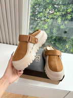 UGG PeakMod Mule Brown Beige Suede 525927