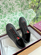 Gucci Shift Damensneaker Varianten Schwarzes Black Leder 506842