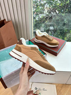 LP Weekend Walk Sneaker Brown Fur Suede 549517