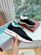 LP Weekend Walk Sneaker Black Fur Suede 549513