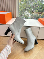 HM Lisa Ankle Boot 55mm Grey Cowhide 548775