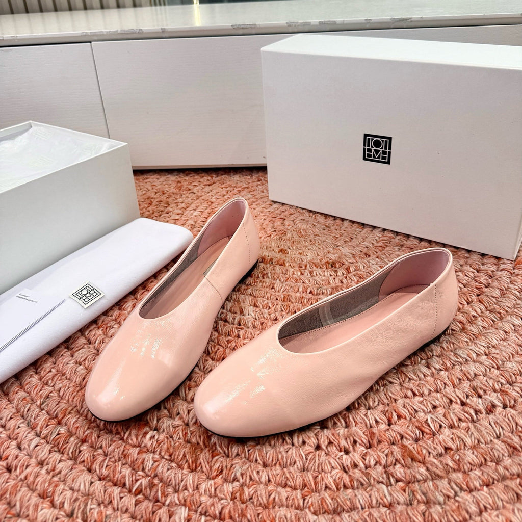 Totem Ballerinas Light Pink Glossy Leather 760432