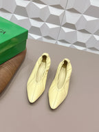 BV Sofia Pump 4cm Lemon Yellow Sheepskin 613301