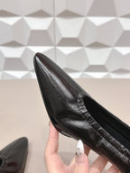 BV Sofia Pump 4cm Black Sheepskin 613299