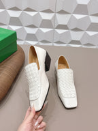 BV Ventura Loafer Loafer 4cm White Calfskin 613295