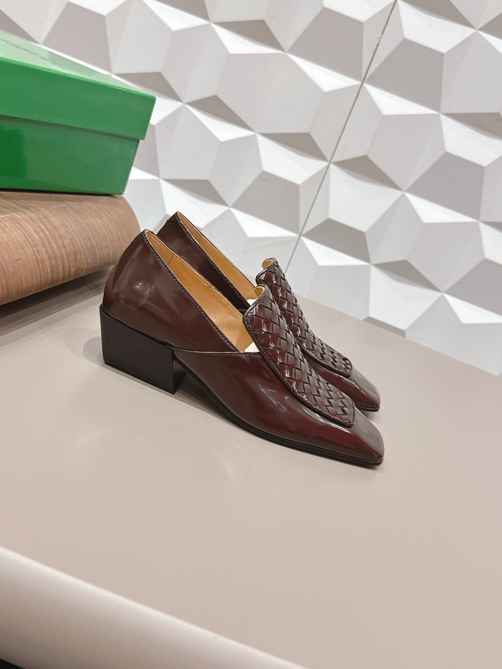 BV Ventura Loafer Loafer 4cm Brown Calfskin 613294