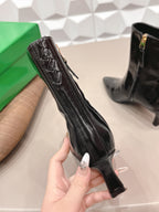 BV Sofia Ankle Boot 7cm Black Lambskin 613289