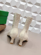 BV Sofia Ankle Boot 7cm White Lambskin 613292