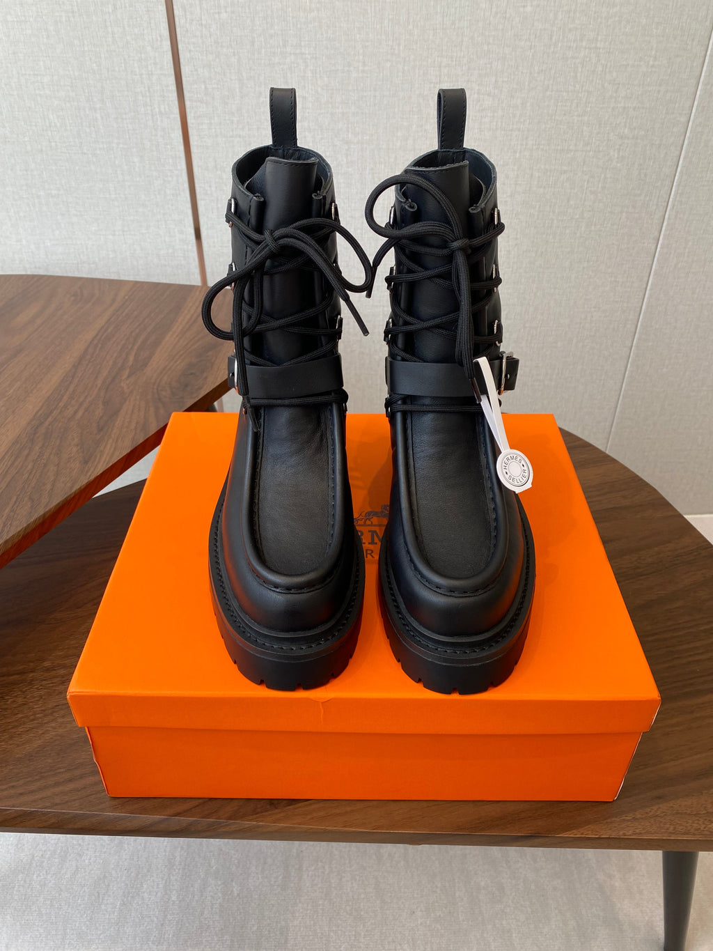HM 25s Classic Boots Black Cowhide 422588