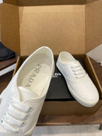Prada 26ss Casual Shoes White Canvas 624431