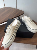 CC 26s Slip-On Platform Ivory Canvas 727466