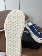 CC 26s Slip-On Platform Blue Canvas 727468