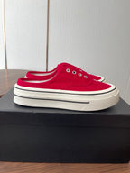 CC 26s Slip-On Platform Red Canvas 727469