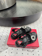 Viv 25 PlatForm Sandals Black Sheepskin 295960