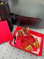 CL 25 Elsa Schiapar Slingback Gold   Cowhide 321605