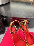 CL 25 Elsa Schiapar Slingback Gold   Cowhide 321605
