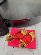 CL 25 Elsa Schiapar Slingback Gold   Cowhide 321605