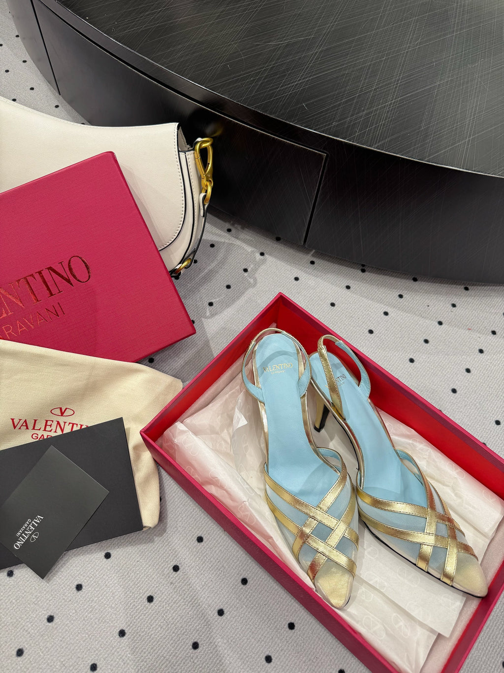 VT 25 Mesh Slingback Gold Sheepskin 327591