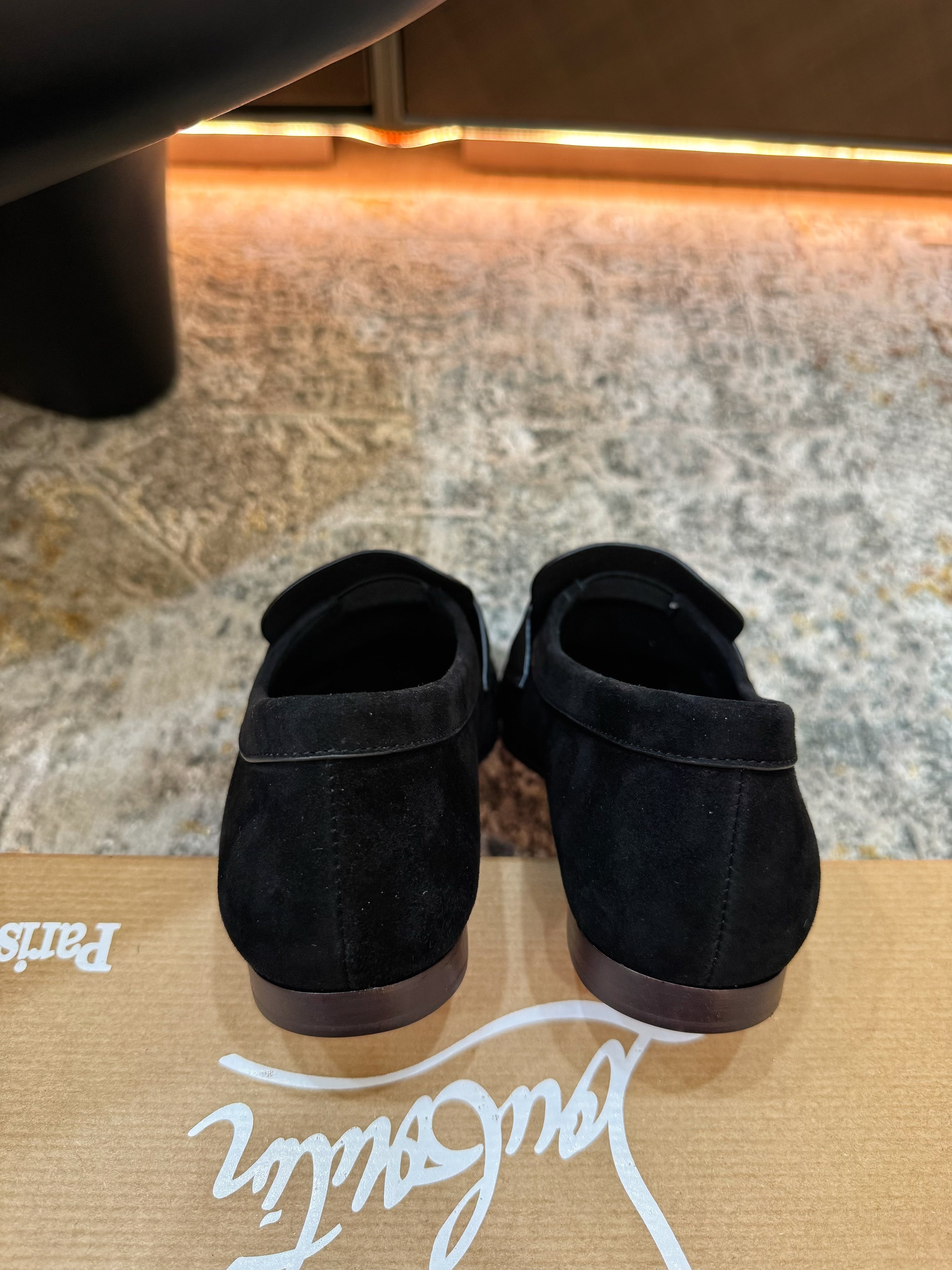 CL Mocallista Loafers Black Suede 637428