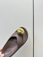Loewe 25 Foam Slide Brown Rubber
