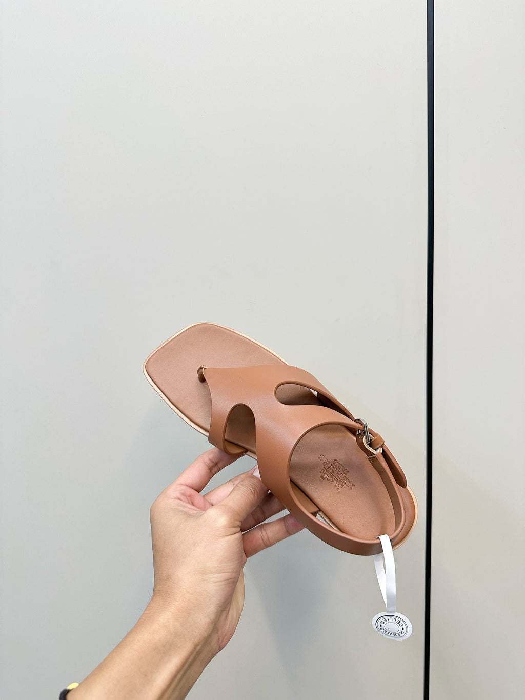 HM Karen Sandals Brown Calfskin 369790