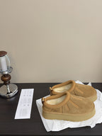 UGG Tazz Sunwave Slippers Brown Suede