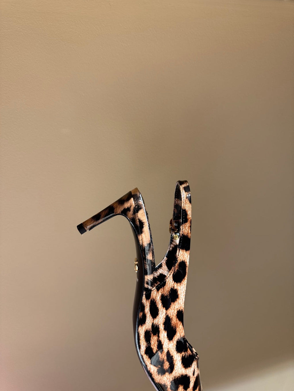 DC Slingback Pumps 65mm Leopard-Print   And Sheepskin 379286