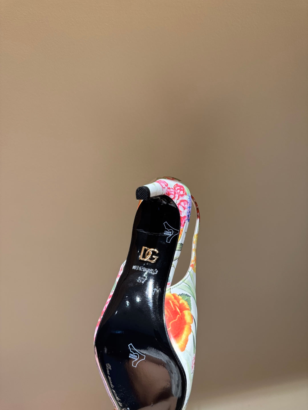DC Slingback Pumps 65mm Papaveri Fdo Bco Nat   And Sheepskin 379288