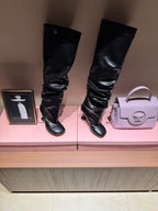 Loewe Toy Over Boots Black Leather 524994
