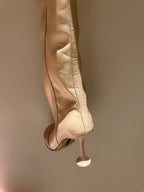 Loewe Toy Over Boots Beige Leather 524995