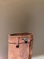 Loewe Toy Over Boots Brown Suede 524996