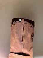 Loewe Toy Over Boots Brown Suede 524996