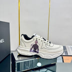 CC Sneaker White with Sticker Cowhide 238625