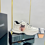 CC Sneaker White with Sticker Cowhide 238626