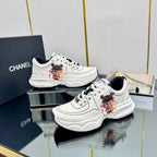 CC Sneaker White with Sticker Cowhide 238626