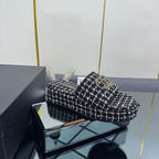 CC 25 Flatform Slide Black Fabric 238492
