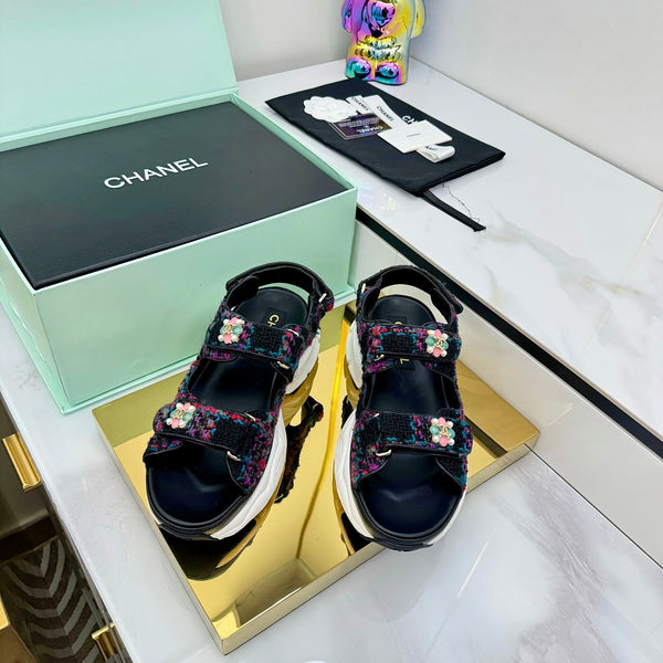 CC 25 Dad Sandals Multicolor Suede 331168