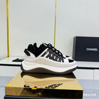 CC 25 Boutiques Sneaker Black White Light Grey Suede Fabric