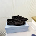 Prada Montecarlo Sneakers Black Re Nylon Suede 715029