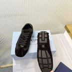 Prada Montecarlo Sneakers Black Re Nylon Suede 715029