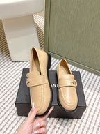 CC 26SS Loafers 3cm Beige Cowhide 653490