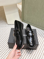 CC 26SS Loafers 3cm Black Patent Leather 653491