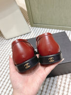 CC 26SS Loafers 3cm Burgundy Cowhide 653499