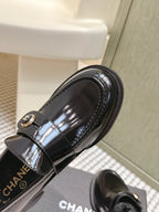 CC 26SS Loafers 6cm Black Patent Leather 653497
