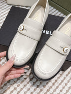 CC 26SS Loafers 6cm White Cowhide 653499